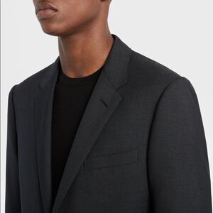 NWOT Ermenegildo Zegna Dark Gray Trofeo Wool Blazer